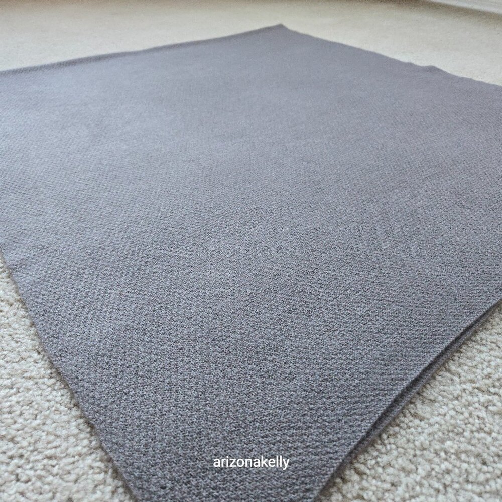 Cashmere Basketweave Textured Knit Scarf Tan Taupe Brown Doliearo Dolieato Love - Picture 8 of 12